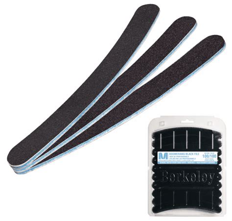 Berkeley Beauty Company Inc Berkeley Boomerang Nail File Black 100