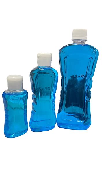 Flip Top Cap Transparent Sava Hand Sanitizer Pet Bottles Flip Top