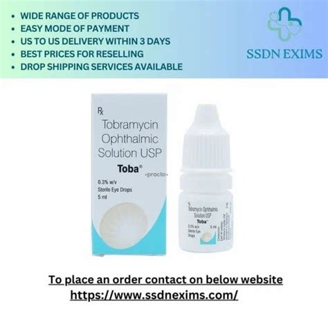 Toba Eye Drop 5 Ml At Rs 120 Piece In Nagpur ID 2852559526730