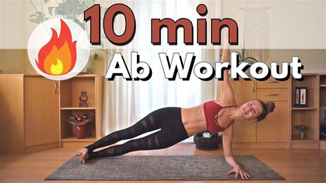 10 Min Ab Workout No Equipment Youtube