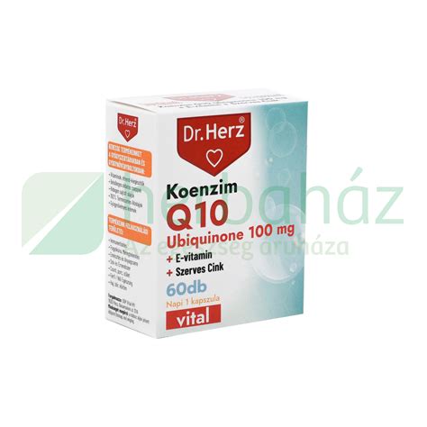 DR HERZ KOENZIM Q10 100MG 60DB Herbaház