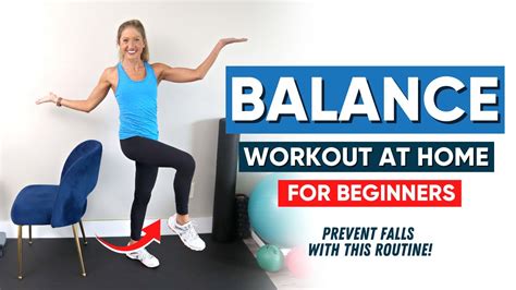 Minute Balance Workout At Home For Beginners Prevent Falls With This