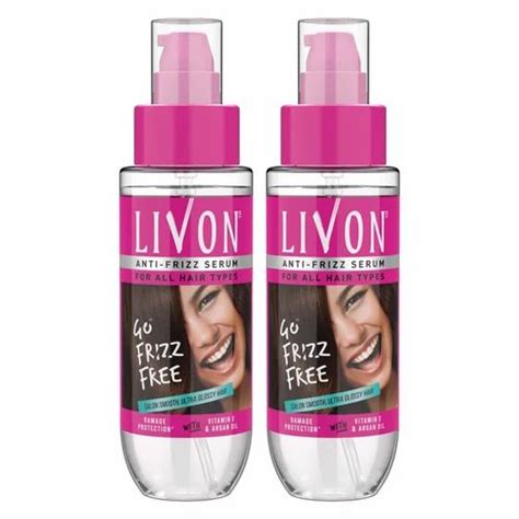 Livon Hair Serum For Women Smooth Frizz Free Glossy Hair With Argan