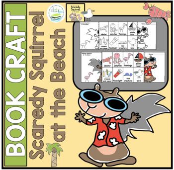 SCAREDY SQUIRREL AT THE BEACH BOOK CRAFT by Book Units by Lynn | TpT