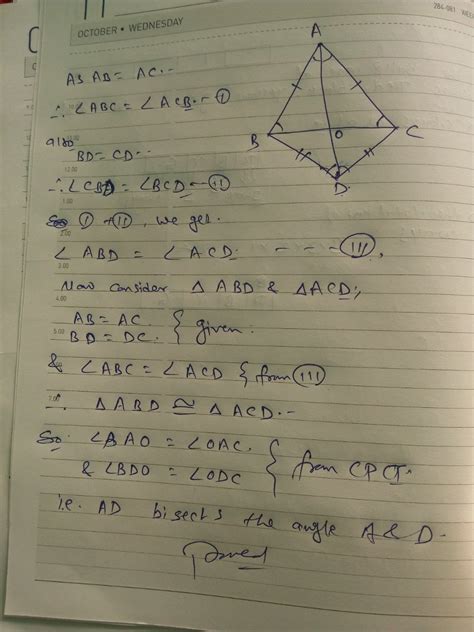 In Given Figure ABC Is An Isosceles Triangle With AB AC And D Is A