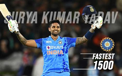 Fastest 1500 T20 Runs Suryakumar Yadav Becomes Fastest Player To Reach