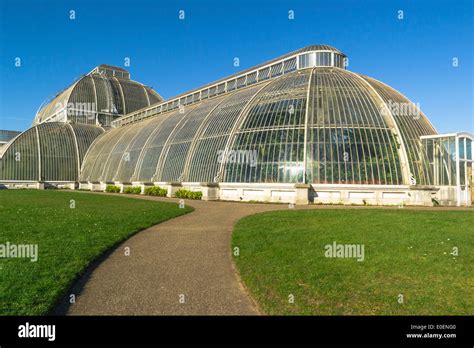 The Glass house of Kew Garden, the famous botanical Herbarium in Stock ...