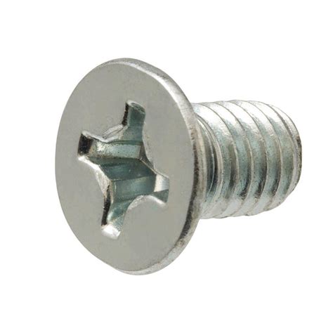 Everbilt M X Mm Phillips Flat Head Machine Screws Pack