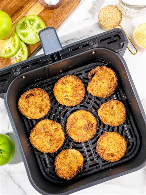 Air Fryer Fried Green Tomatoes My Air Fryer Kitchen