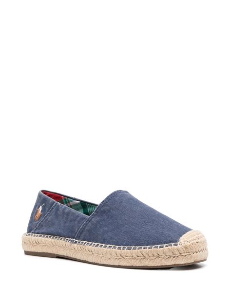 Polo Ralph Lauren Cevio Washed Canvas Espadrilles Farfetch