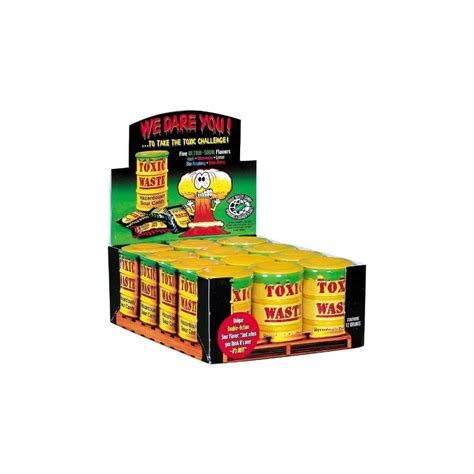 Toxic Waste Drums Sour Candy 12 Pack