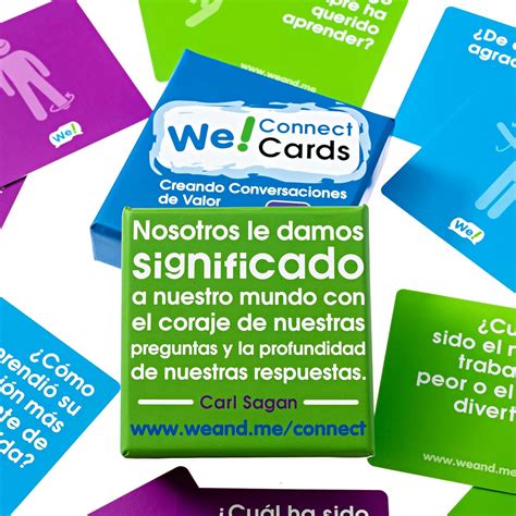 We Connect Cards Preguntas Para Romper El Hielo Juegos Para Generar