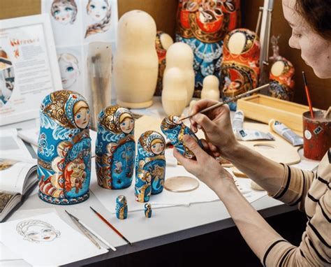 How to Paint a Matryoshka Doll Face — by Firebird Workshop's artists ...