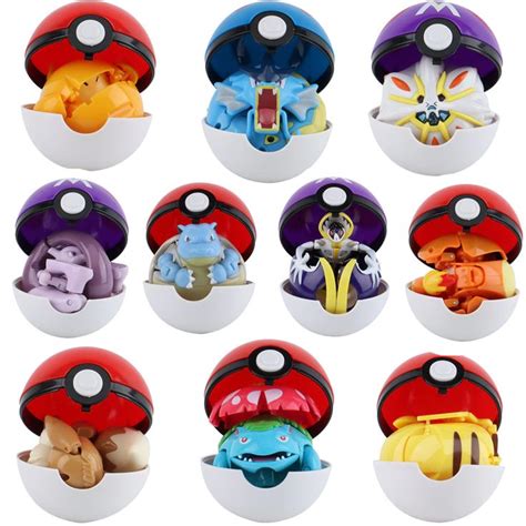 15 99US Pokemon Figures Ball Variant Toys Model Pikachu Jenny Turtle