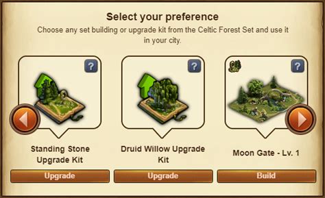 Kelta erdő szett Forge of Empires Wiki HU