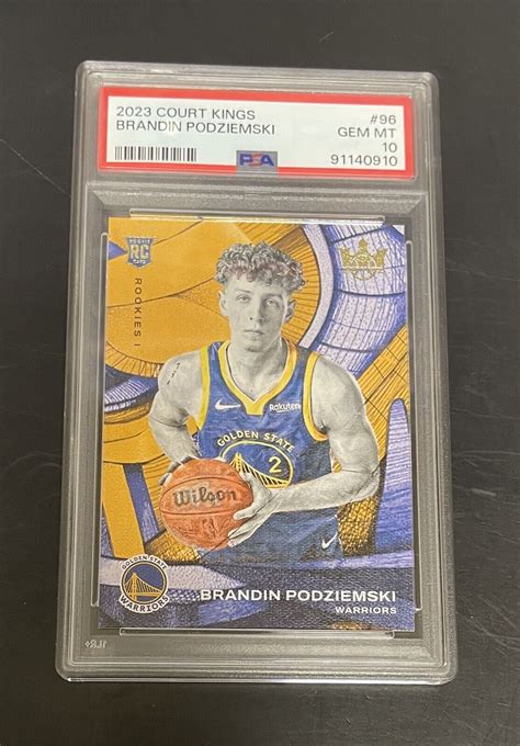 Brandin Podziemski 2023 Court Kings 96 Rookies I Price Guide Sports