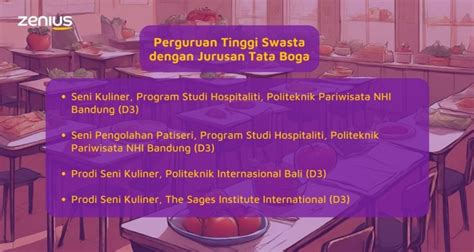 Jurusan Tata Boga Info Lengkap Universitas Prospek Kerja