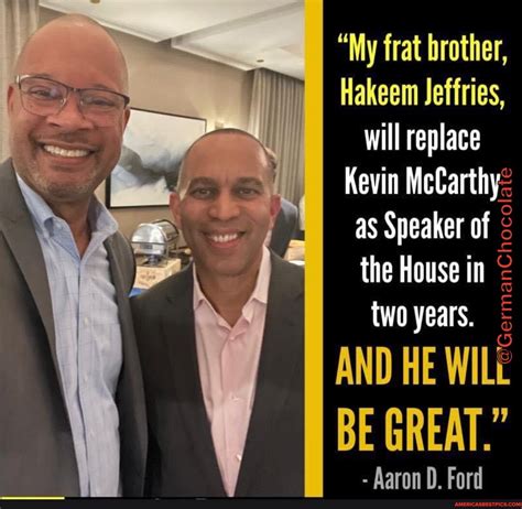 My Frat Brother Hakeem Jeffries Will Replace Kevin McCarthy As