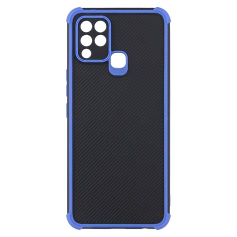 For Infinix Hot S T Eagle Eye Armor Dual Color Shockproof Tpu Pc Protective Case Blue
