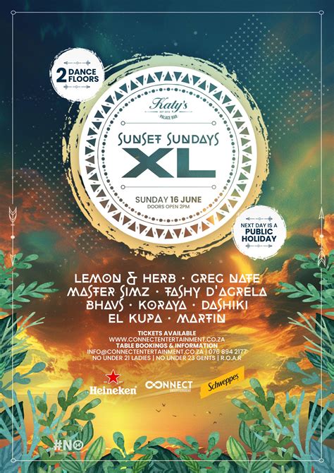 Sunset Sundays XL – Katys Palace Bar – Connect Entertainment