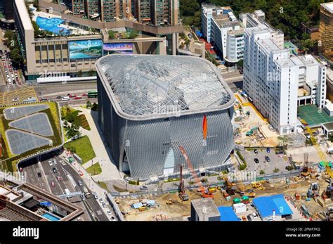 Xiqu Centre 戲曲中心 a Chinese opera house in West Kowloon Cultural