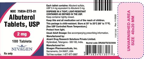 Albuterol Fda Prescribing Information Side Effects And Uses