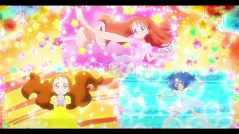 Kirakira Precure Ep 4 Cure Whip Custard And Gelato Trio Transformation Youtube