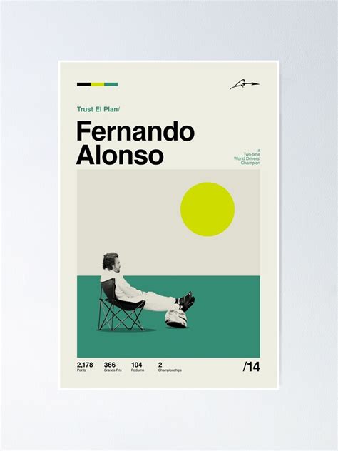 Alonso Deckchair Sunbathing Modern Mid Century Poster Poster For Sale