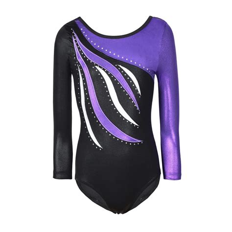 Buy Moresavegymnastics Leotards For Girls Long Sleeve Sparkle Leotards