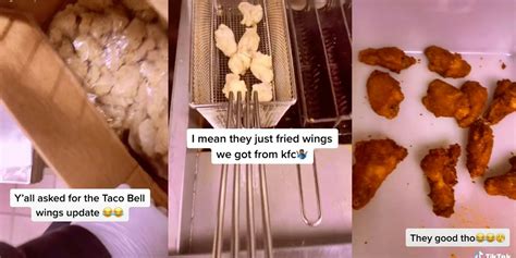 Taco Bell Worker Exposes New Chicken Wings In Tiktok Says Its Kfc