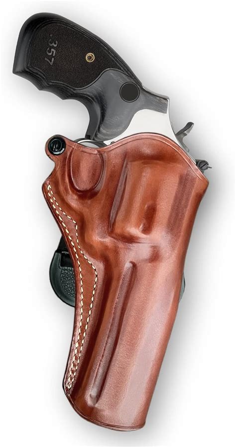 Premium Leather Paddle Holster Open Top Fits Smith Wesson