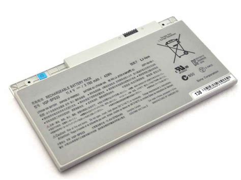 Baterías Sony VGP BPS33 Paquete de Baterías recargables 11 4V