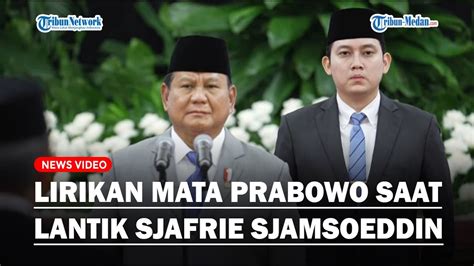 Disorot Lirikan Mata Presiden Prabowo Saat Melantik Sejumlah Pejabat