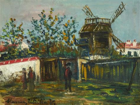 Moulin De La Galette Montmartre Circa 1922 Par Maurice Utrillo Sur Le