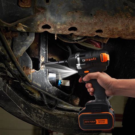 Buy Goxawee V Electric Wrench Brushless Cordless Impact Driver Socket