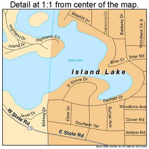 Island Lake Illinois Map - Billye Sharleen