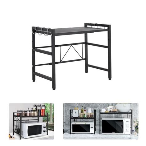 Willonin Support de Four à Micro Ondes Extensible L 40 64cm Etagere