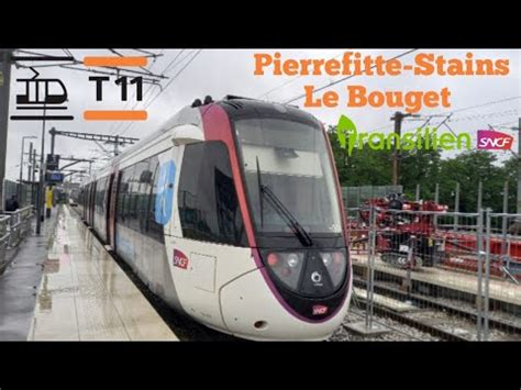 Tramway T Express Le Trajet Entre Pierrefitte Stains Le Bouget Youtube