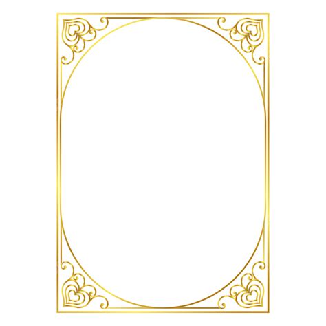 Luxury Gold Border Design Frame Vector, Golden Frame Vector, Golden ...