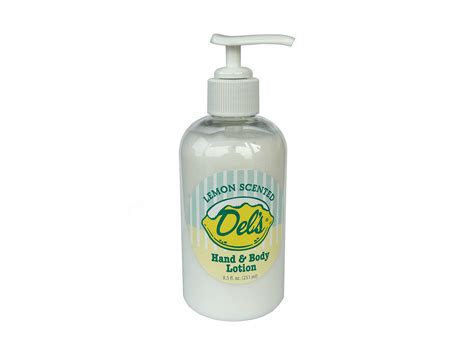 Dels Lemon Scented Hand And Body Lotion Dels