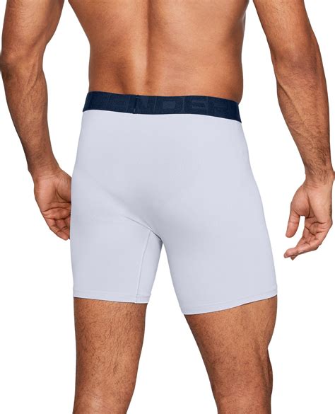 Under Armour Synthetic Tech Mesh 6 Boxer Briefs 2 Pack In Blue For Men Lyst