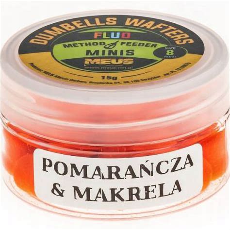 PRZYNĘTA KULKI WAFTERS DUMBELLS MEUS FLUO POMARAŃCZA MAKRELA MINIS 8