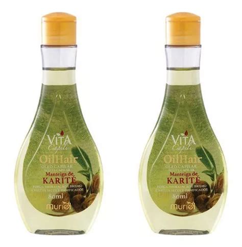 Oleo Capilar Muriel Vita Capili 80ml Karite Kit 2un MercadoLivre