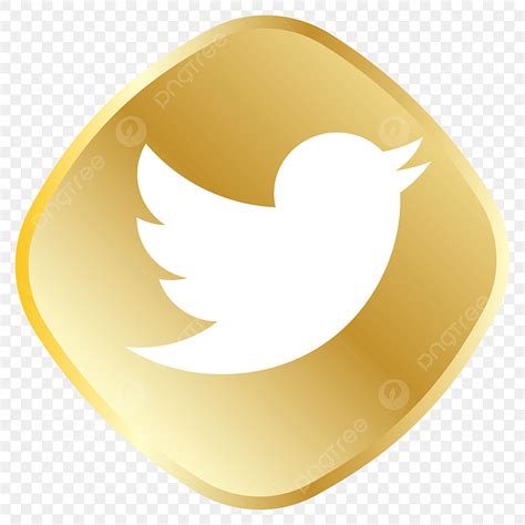 Twitter Icon Vector Art PNG, Golden Twitter Icon, Twitter Icons, Twitter Logo, Twitter Vector ...