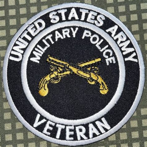 US Army Military Police Veteran Patch - Decal Patch - Co