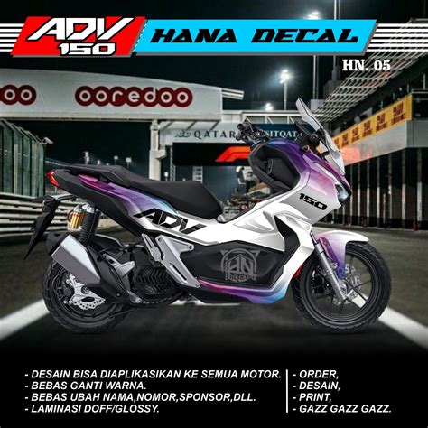 Jual Decal Sticker Honda Adv 150 Dekal Stiker Striping Adv Full Body