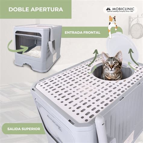 Arenero Para Gatos Cerrado Incluye Pala Gran Capacidad Bandeja