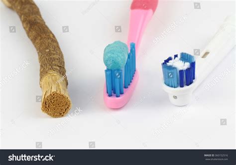 Toothbrush Old Islamic Traditional Natural Toothbrush Stock Photo ...