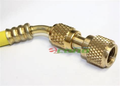 Acme Ac R134a Brass Adapter Fitting 1 4 Male To 1 2 Female W Valve Core Ebay