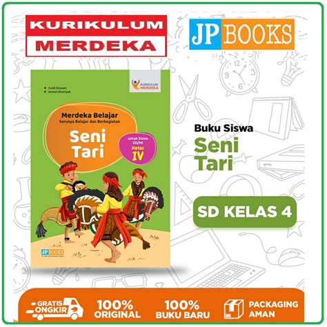 Jual Buku Paket Seni Tari Sd Kelas Kurikulum Merdeka Penerbit Jp